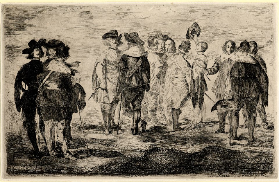 Manet - Les Petits cavaliers, 1865,1209.773