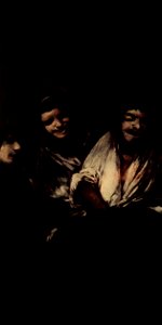 Man Mocked by Two Women by Goya
