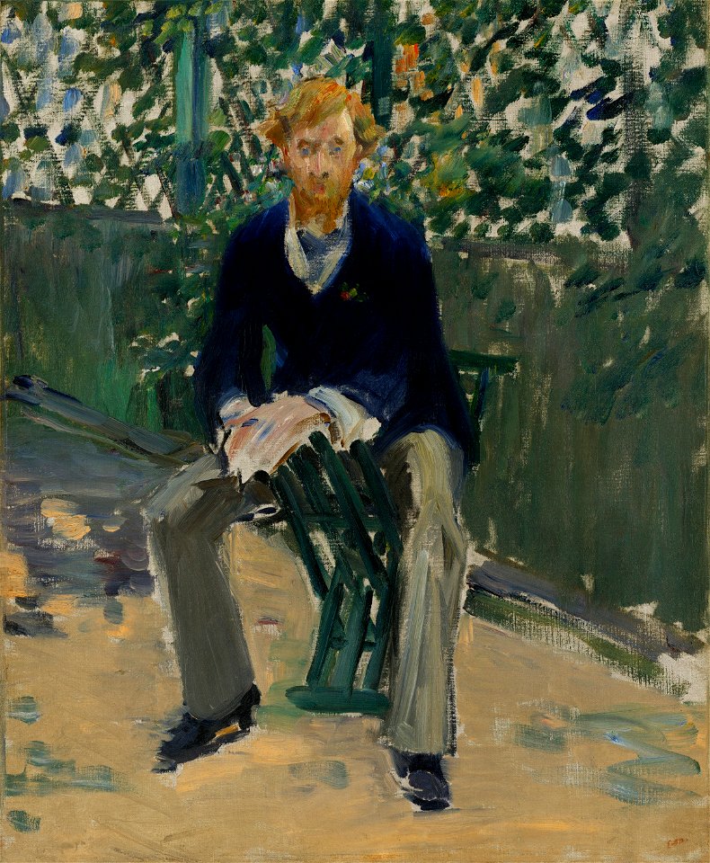 Édouard Manet - George Moore dans le jardin de l'artiste