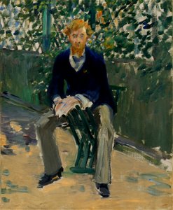 Édouard Manet - George Moore dans le jardin de l'artiste