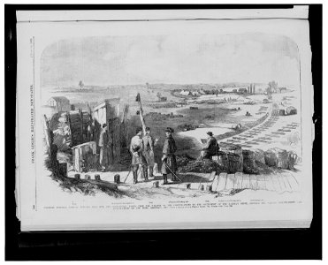 Manassas Junction, looking towards Bull Run and Centreville, (...) - from a sketch by our special artist, Mr. Forbes. LCCN00652201