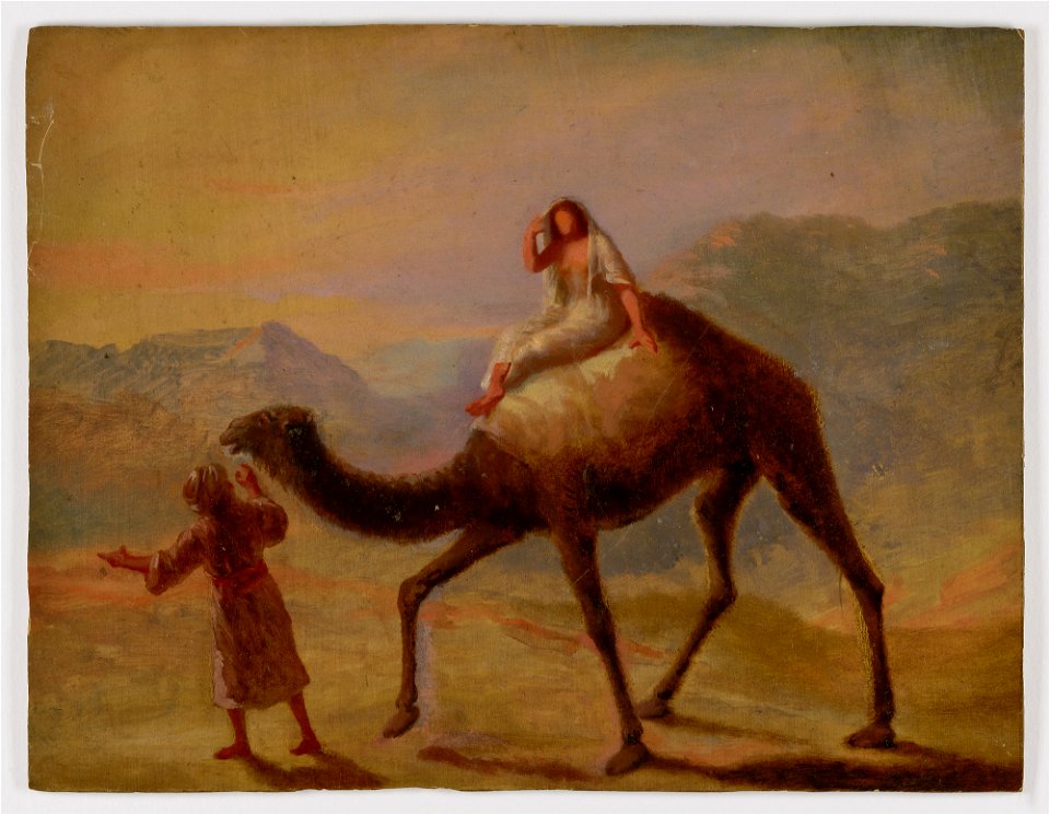 Man with Woman on Camel SAAM-1991.56.383 1
