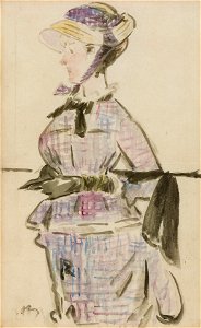 Manet - Femme en Costume de Voyage, 1880