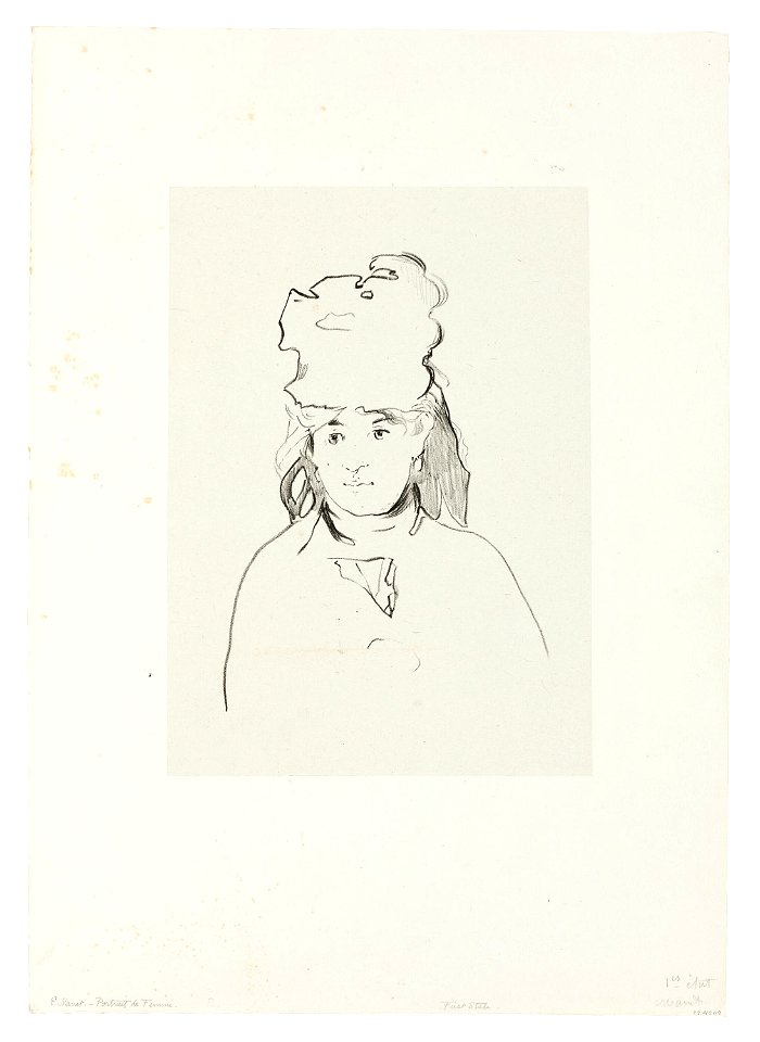 Manet - Berthe Morisot in Silhouette, 1927.4209