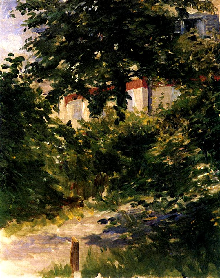 Manet - Gartenweg in Rueil