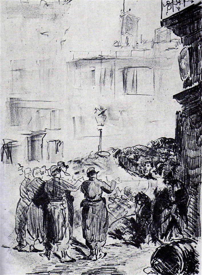 Manet. Barricade
