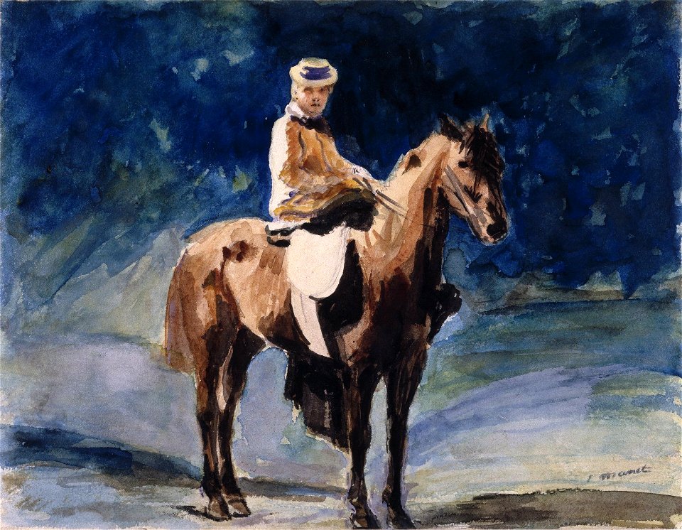 Manet - The Equestrienne (L'Amazone), ca. 1875-1876