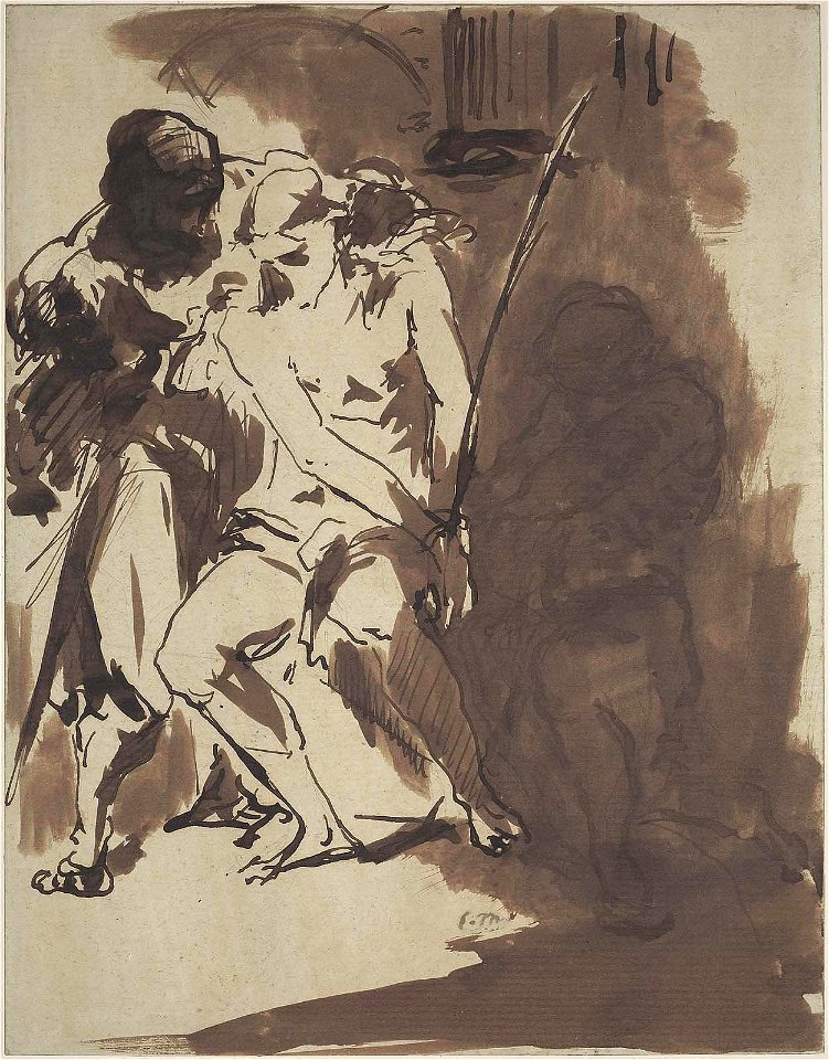 Manet - Study for Jesus Mocked by the Soldiers, 1864