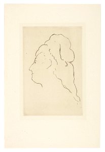 Manet - Profile of Eva Gonzales, Turned to the Left, 1935.47