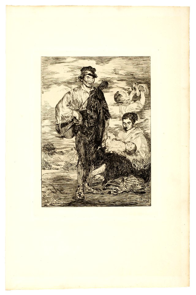 Manet - The Gypsies, 1986.413