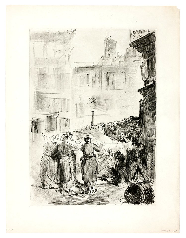Manet - The Barricade, 1957.355