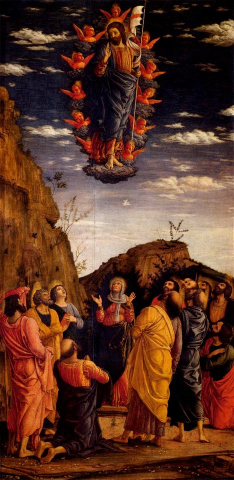 Andrea Mantegna - The Ascension of Christ - WGA13956