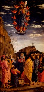 Andrea Mantegna - The Ascension of Christ - WGA13956. Free illustration for personal and commercial use.