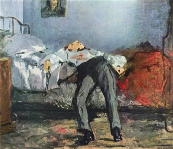 Edouard Manet - Le Suicidé. Free illustration for personal and commercial use.