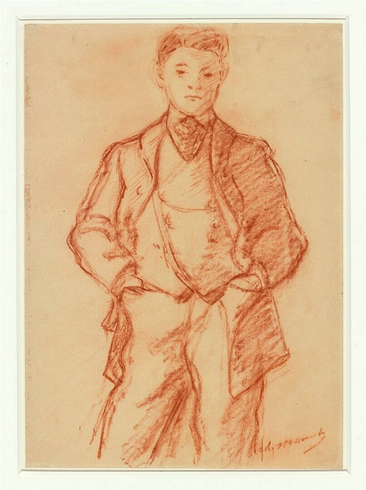 Manet - Portrait of Léon Koëlla-Leenhoff, circa 1868
