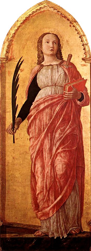Mantegna, altare di san luca 02