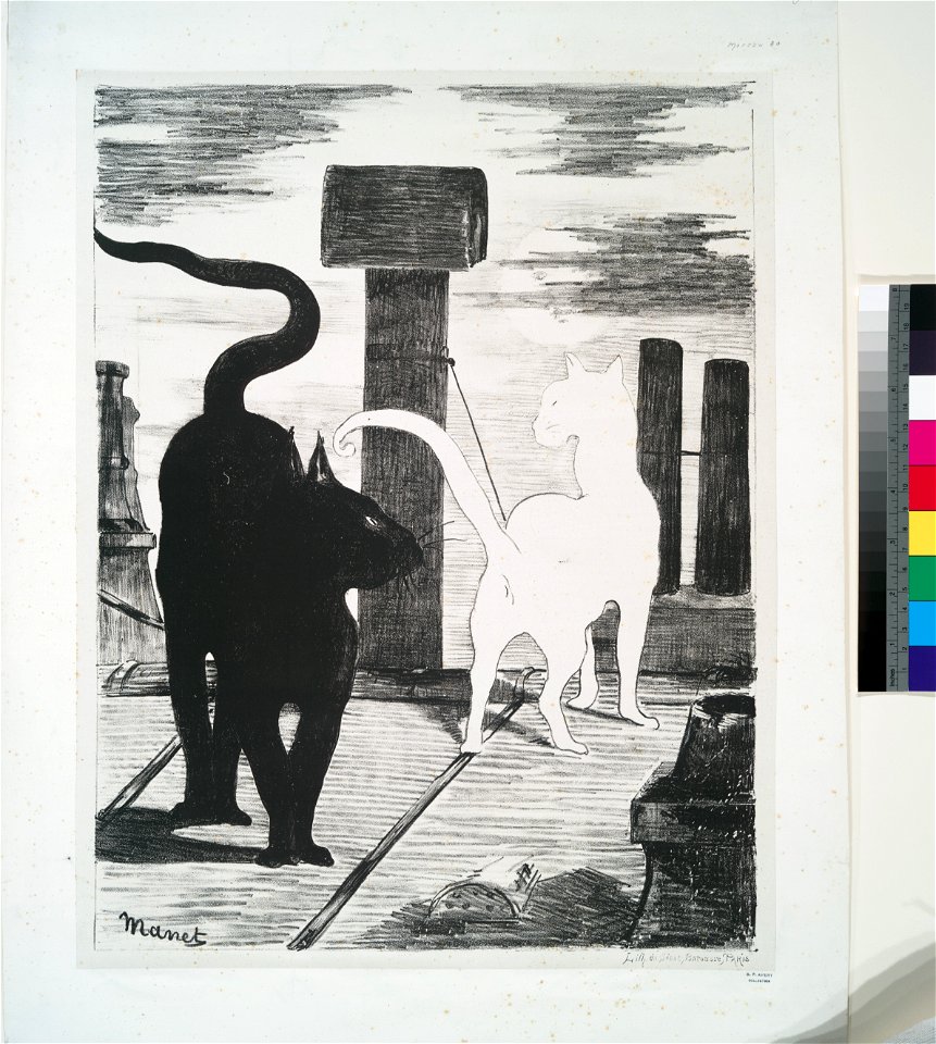 Manet - Le rendez-vous des chats, 483635