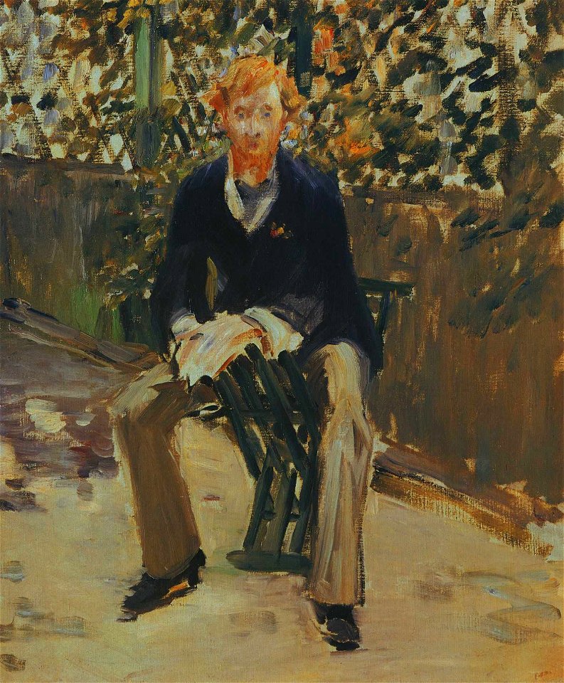 Édouard Manet - George Moore in the Artist's Garden