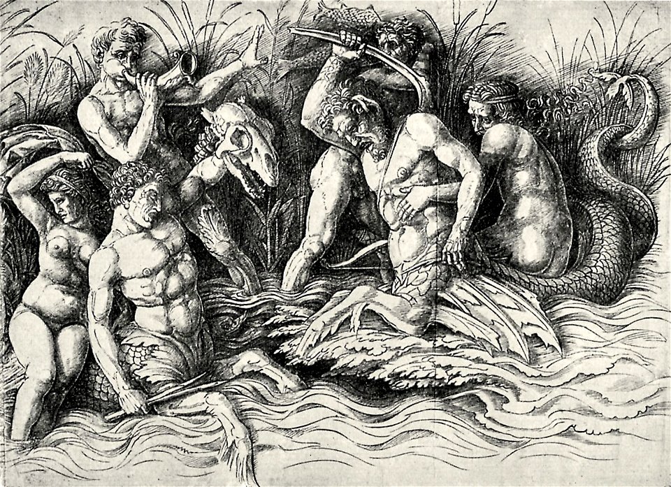Andrea Mantegna Schlacht der Meeresgötter 2