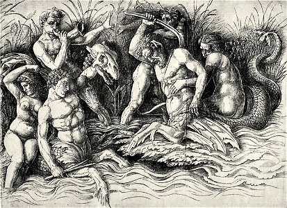 Andrea Mantegna Schlacht der Meeresgötter 2
