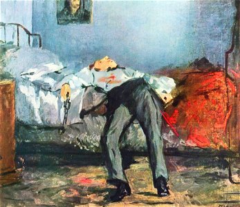 Edouard Manet. 1877 Le Suicidé. Free illustration for personal and commercial use.