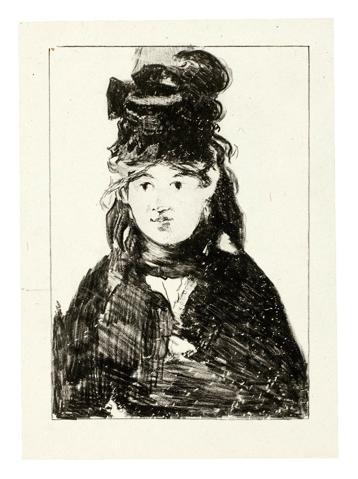 Manet - Berthe Morisot in Black, 1927.4210