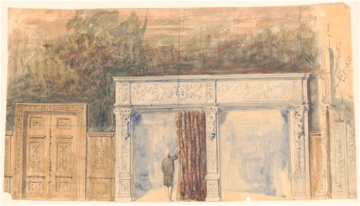 Mansion for William K. and Alva Vanderbilt, 660 Fifth Avenue, New York City). (Doorways) (Rendering LCCN2017648592