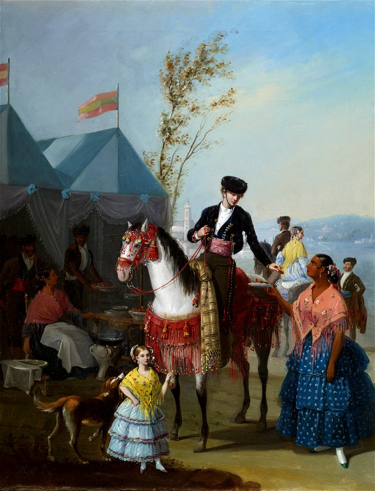 Manuel Cabral Aguado Bejarano The Fritter Stall