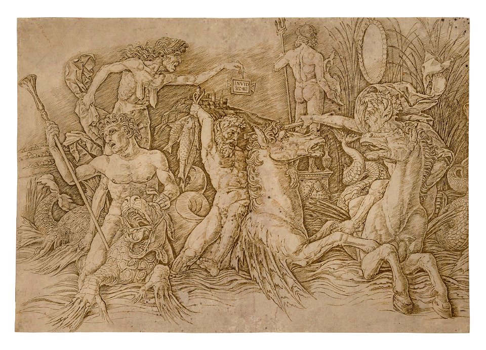 Mantegna Combat des Dieux marins