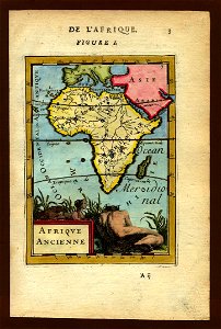 Map of ancient Africa, 1683