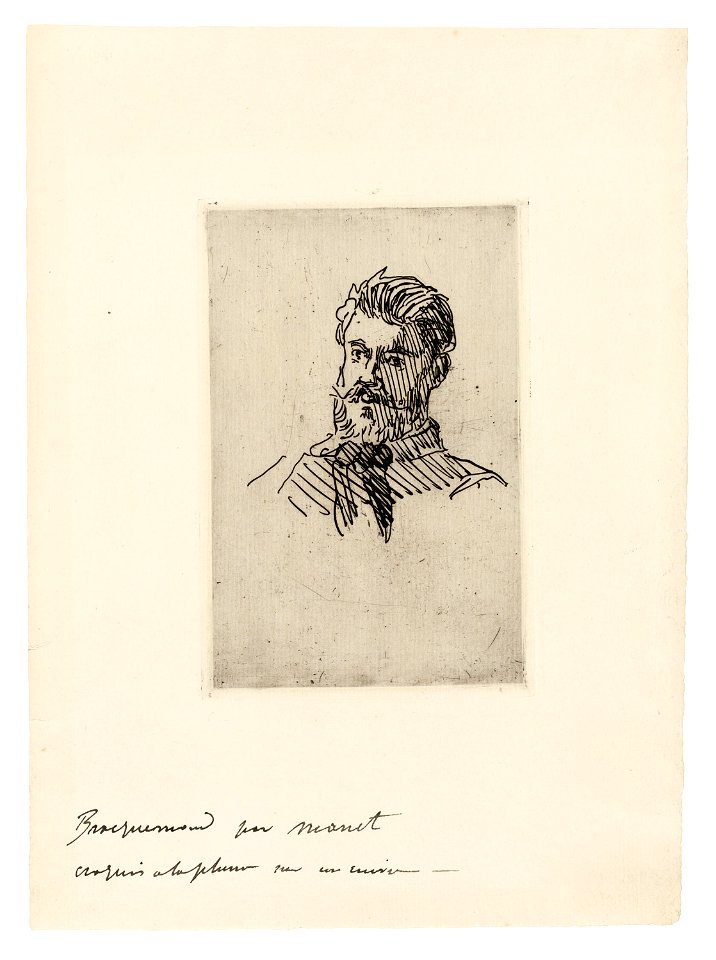 Manet - Portrait of Félix Bracquémond, 1984.1118