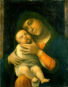 Andrea Mantegna - The Virgin and Child - Google Art Project. Free illustration for personal and commercial use.