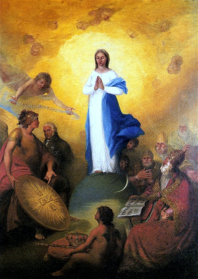 Manuel Dias de Oliveira - Alegoria à Nossa Senhora da Conceição