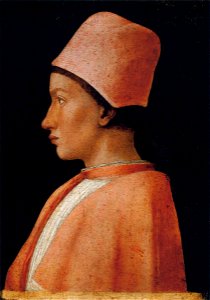 Andrea Mantegna - Portrait of Francesco Gonzaga - WGA13961. Free illustration for personal and commercial use.