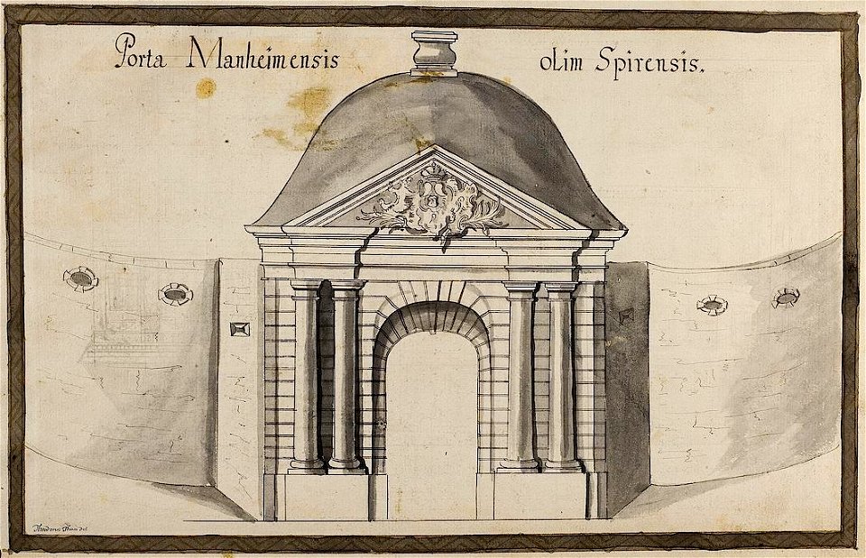 Mannheimer Tor Heidelberg Thesaurus Palatinus