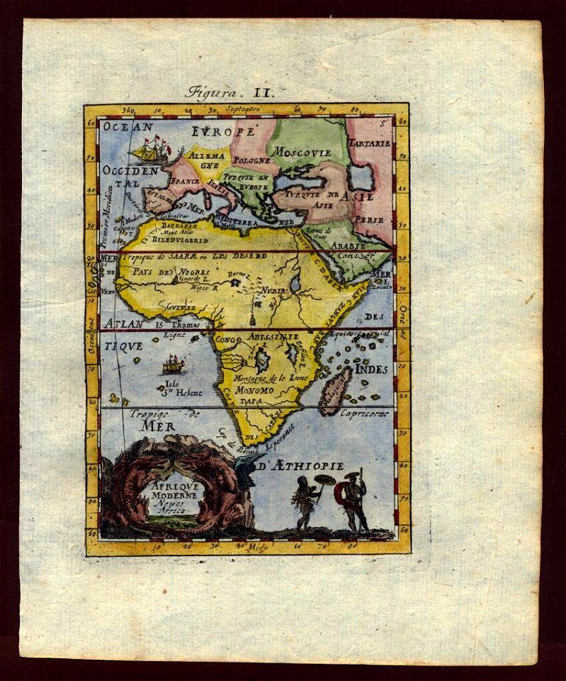 Map of Africa, 1719