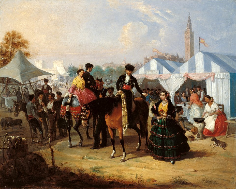 Manuel Cabral Aguado Bejarano At the Seville Fair