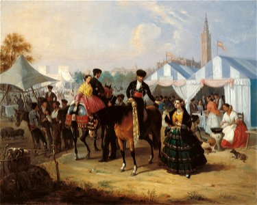 Manuel Cabral Aguado Bejarano At the Seville Fair