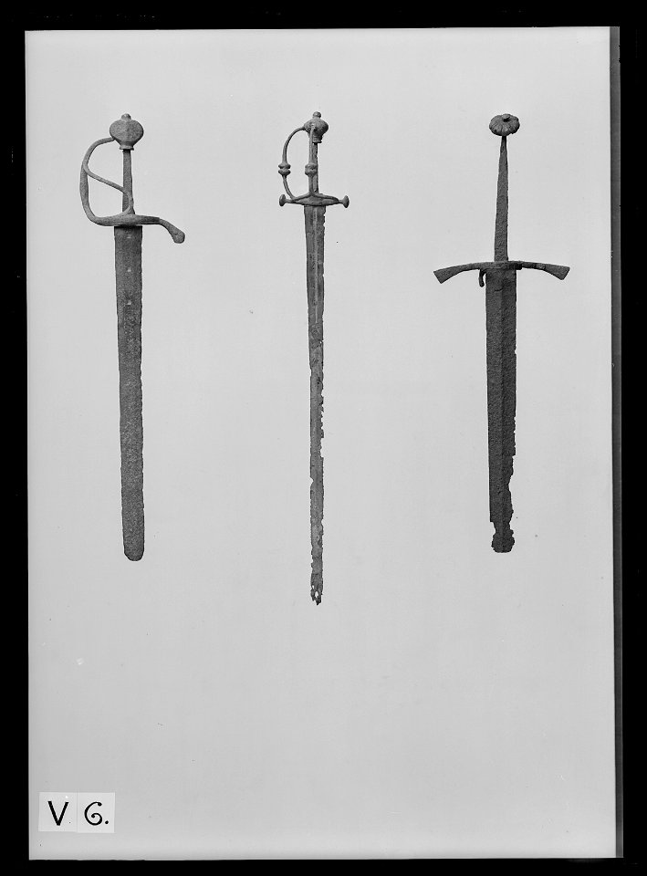 Manskapsvärja m, 1653, defekt, Vira bruk - Livrustkammaren - 26492