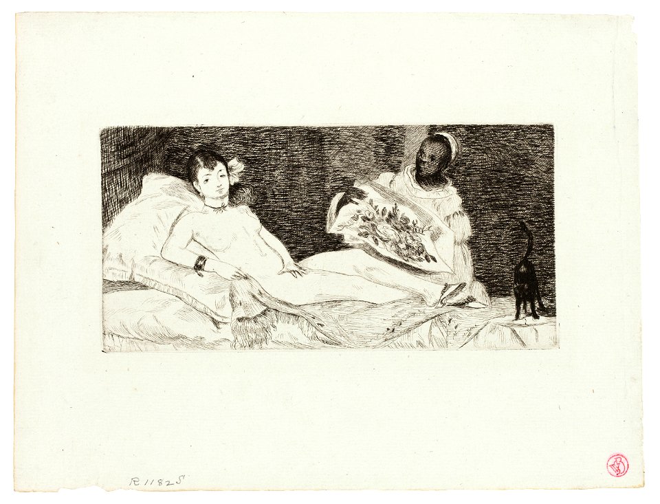 Manet - Olympia (published plate), 1954.1088