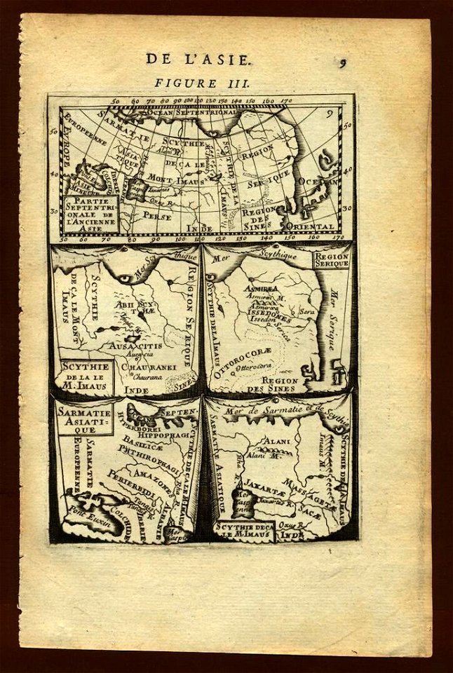 Map of ancient northern Asia, 1683