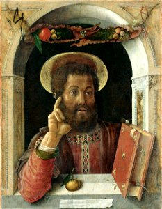 Andrea Mantegna - St. Mark the Evangelist - Google Art Project. Free illustration for personal and commercial use.