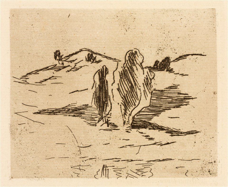 Manet - The High Valley, plate 3 from Le Fleuve, 1985.59.4
