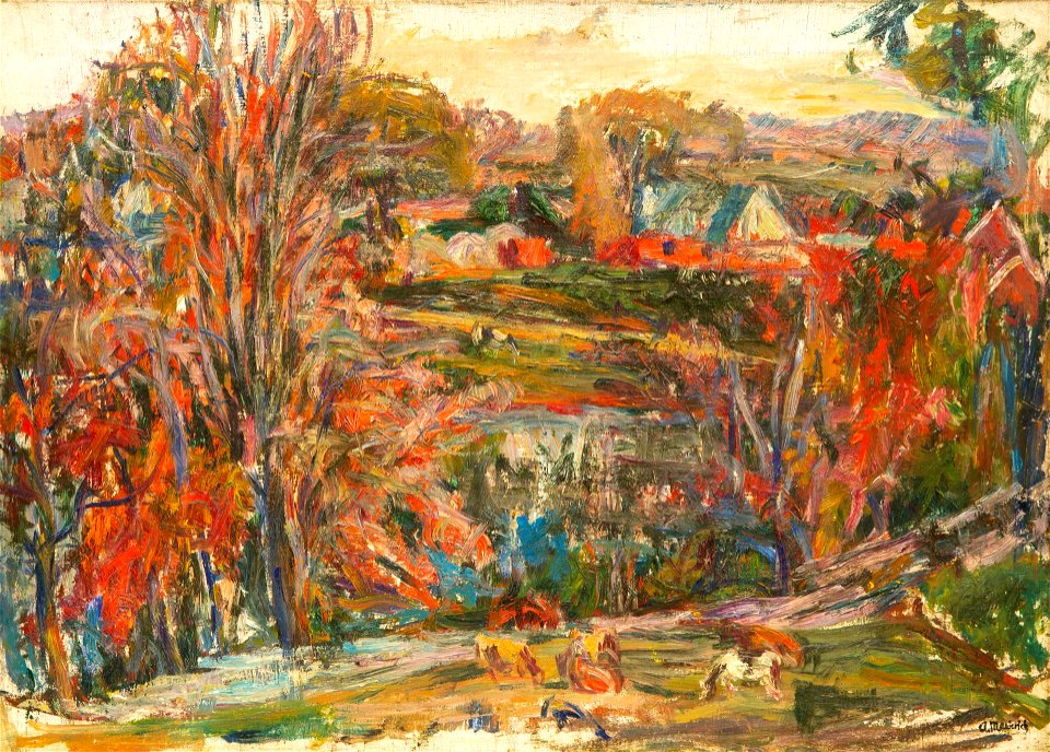 Connecticut Landscape by Abraham Manievich