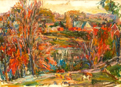 Connecticut Landscape by Abraham Manievich