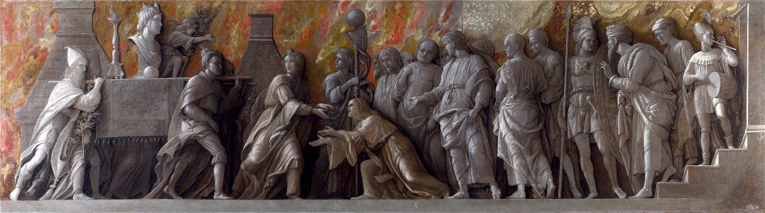 Mantegna, introduzione del culto di cibele a roma
