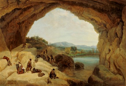 Manuel Barrón y Carrillo Outlaws Ambushed in the Cueva del Gato 1869