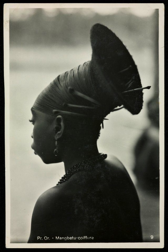 Mangbetu coiffure de Kazimierz Zagórski