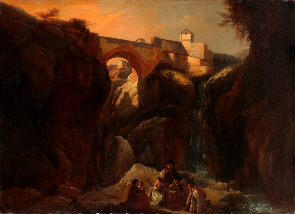 Manuel Barrón y Carrillo - Smugglers in the Ronda Hills - Google Art Project