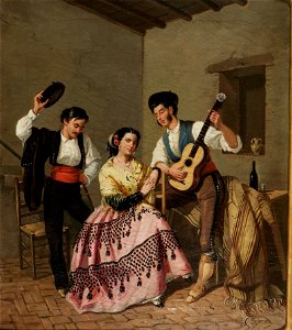 Manuel Cabral - La copla - Google Art Project